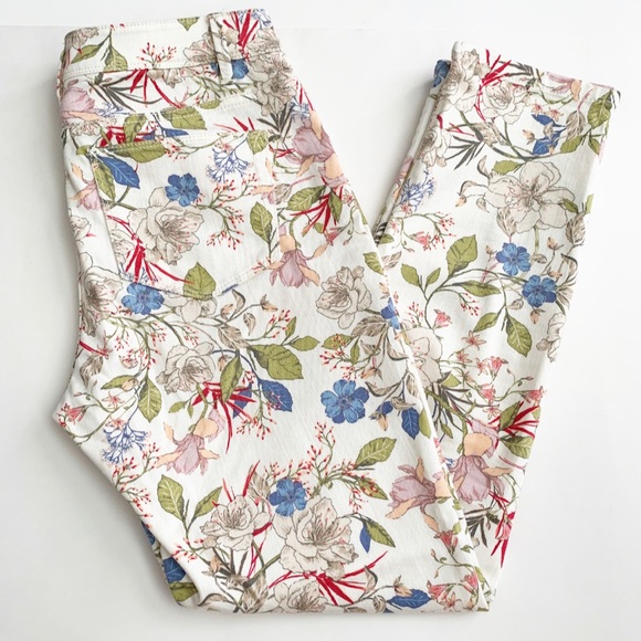 J. Jill Denim - J. Jill | Slim Ankle Floral Denim Jeans